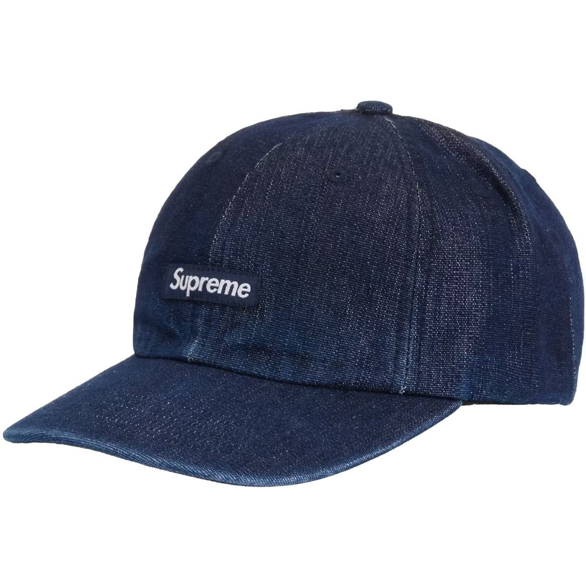 Supreme Cordura Denim Small Box 6-Panel Blue