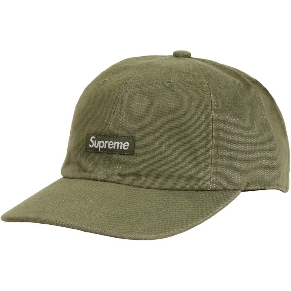 Supreme Cordura Denim Small Box 6-Panel Olive