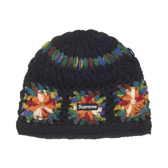 Supreme Crochet Beanie (SS25) Black