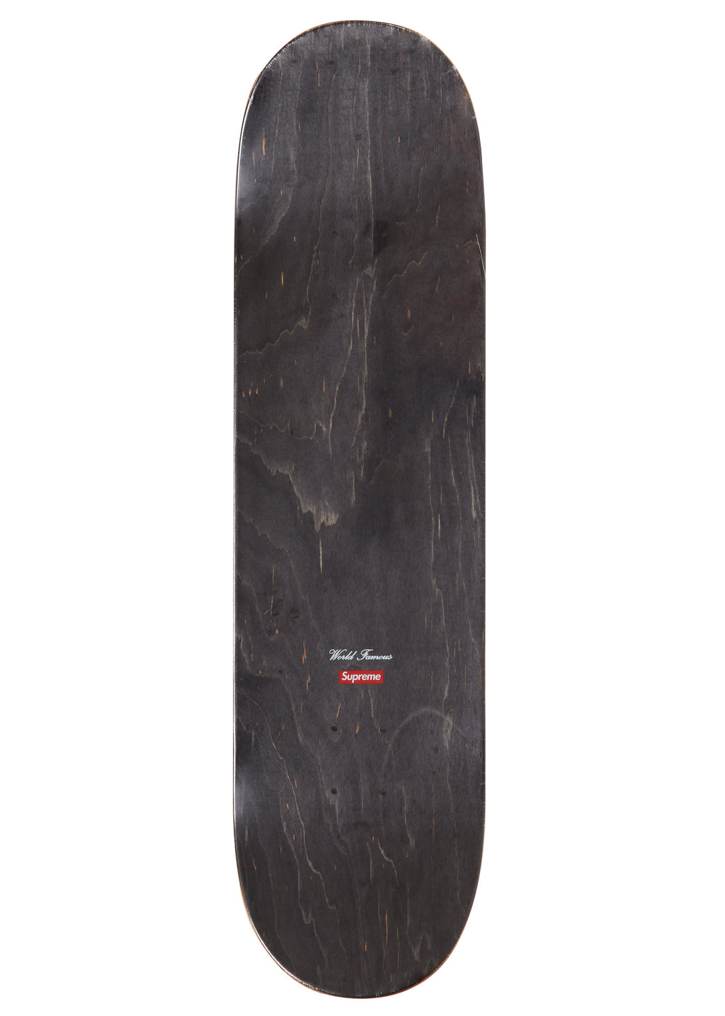 Supreme Distorted Logo Skateboard Deck Black