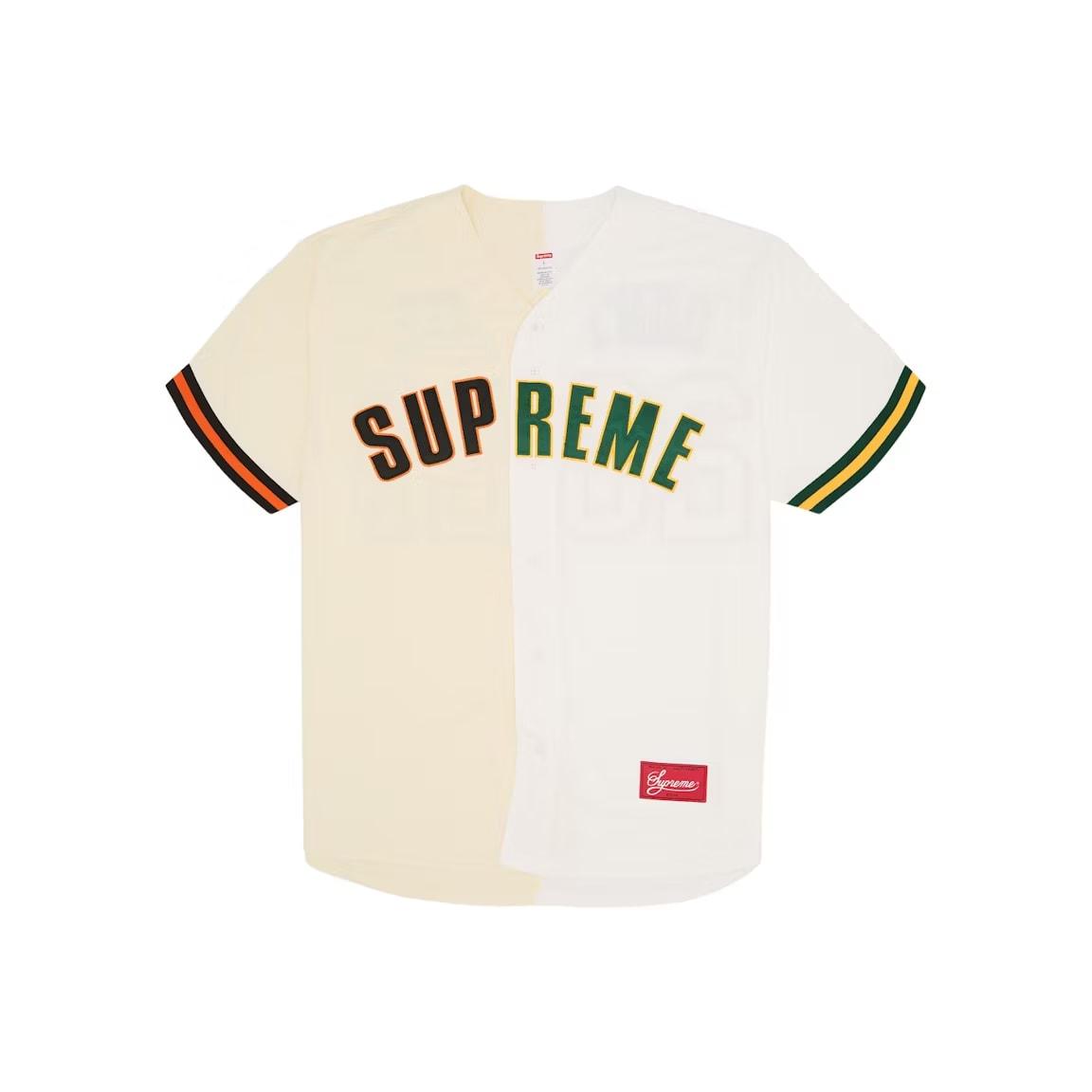 Supreme Don't Hate Baseball Jersey Natural