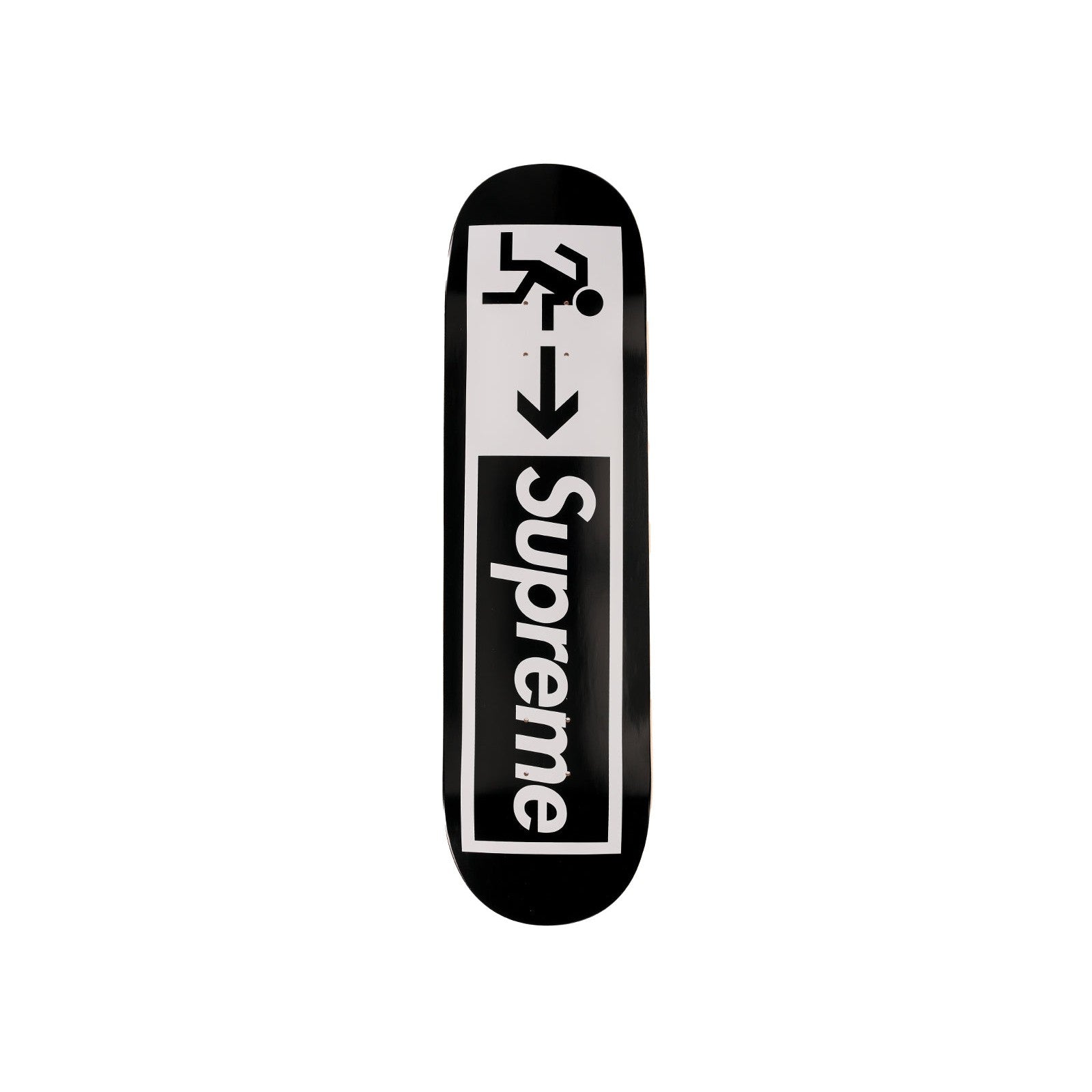 Supreme Exit Skateboard Deck Black