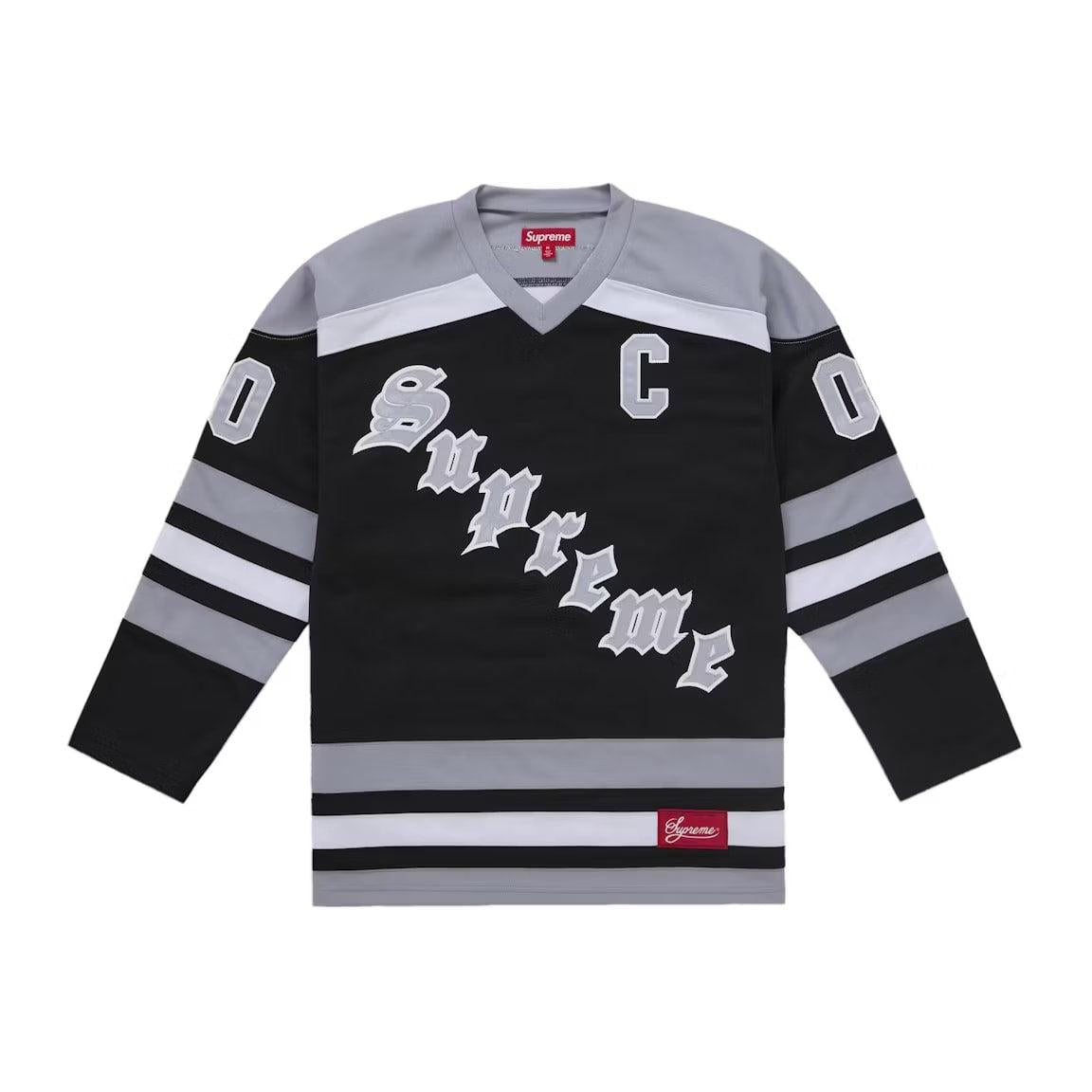 Supreme Fire & Ice Hockey Jersey Black