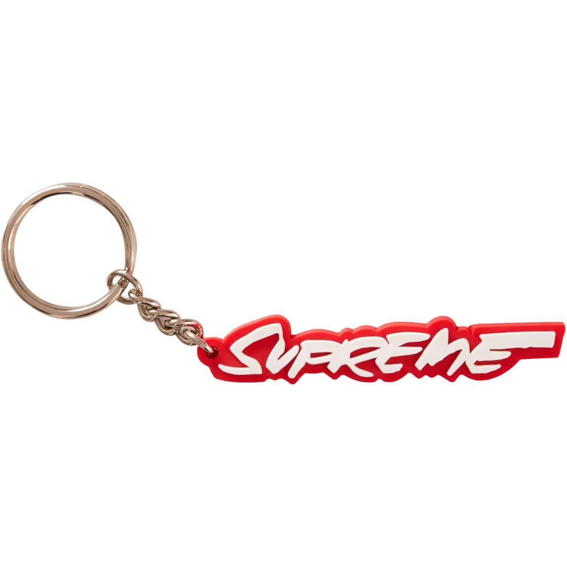 Supreme Futura Logo Keychain Red
