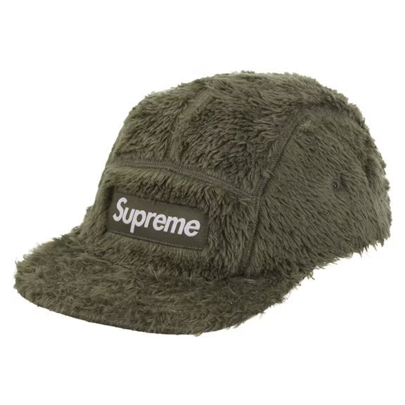 Supreme Fuzzy Camp Cap Olive