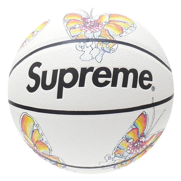 Supreme Gonz Butterfly Spalding Basketball White