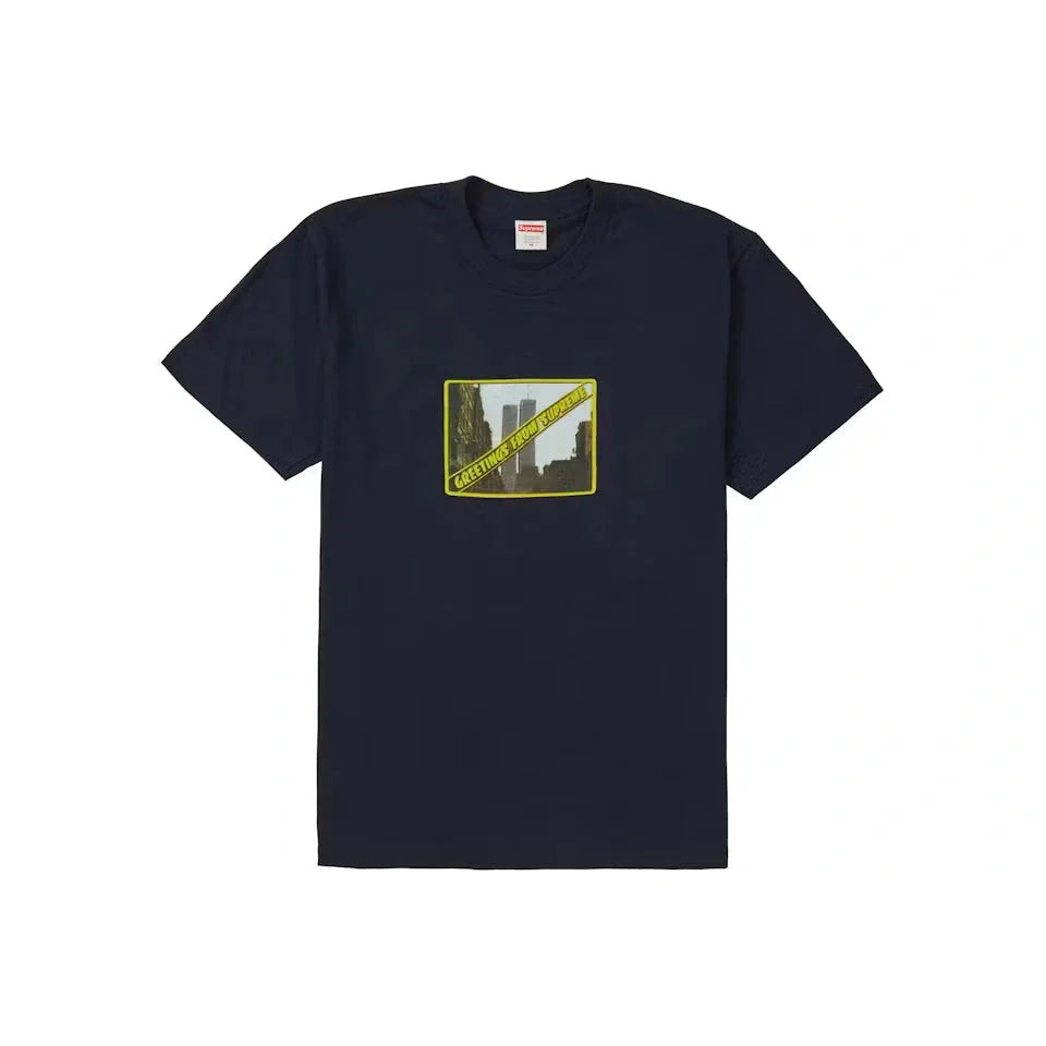Supreme Greetings Tee Navy