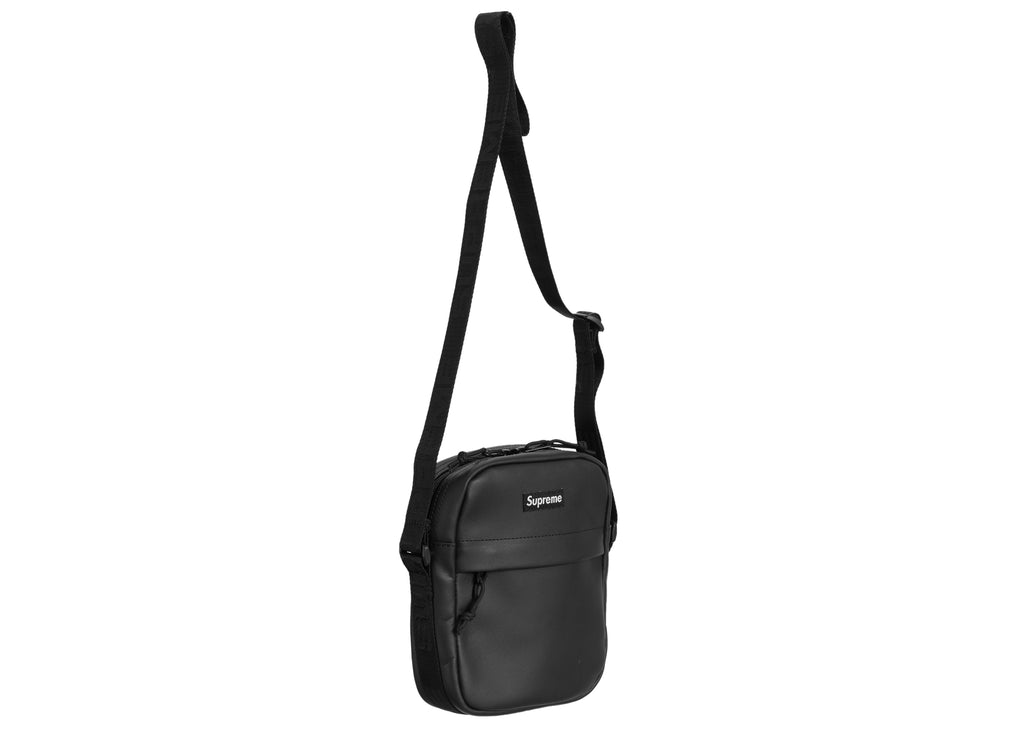 Supreme Leather Shoulder Bag Black