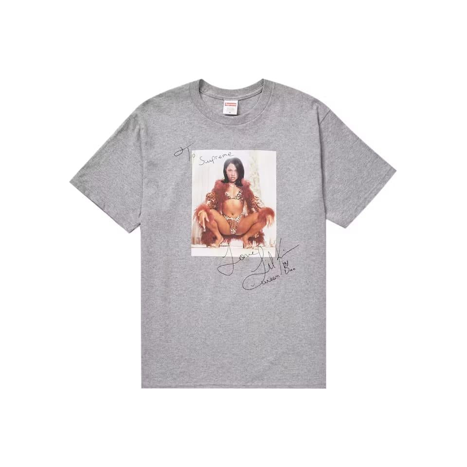 Supreme Lil Kim Tee Heather Grey