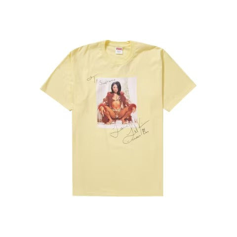Supreme Lil Kim Tee Pale Yellow