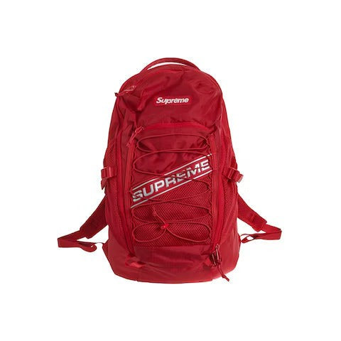 Supreme Logo Backpack Red