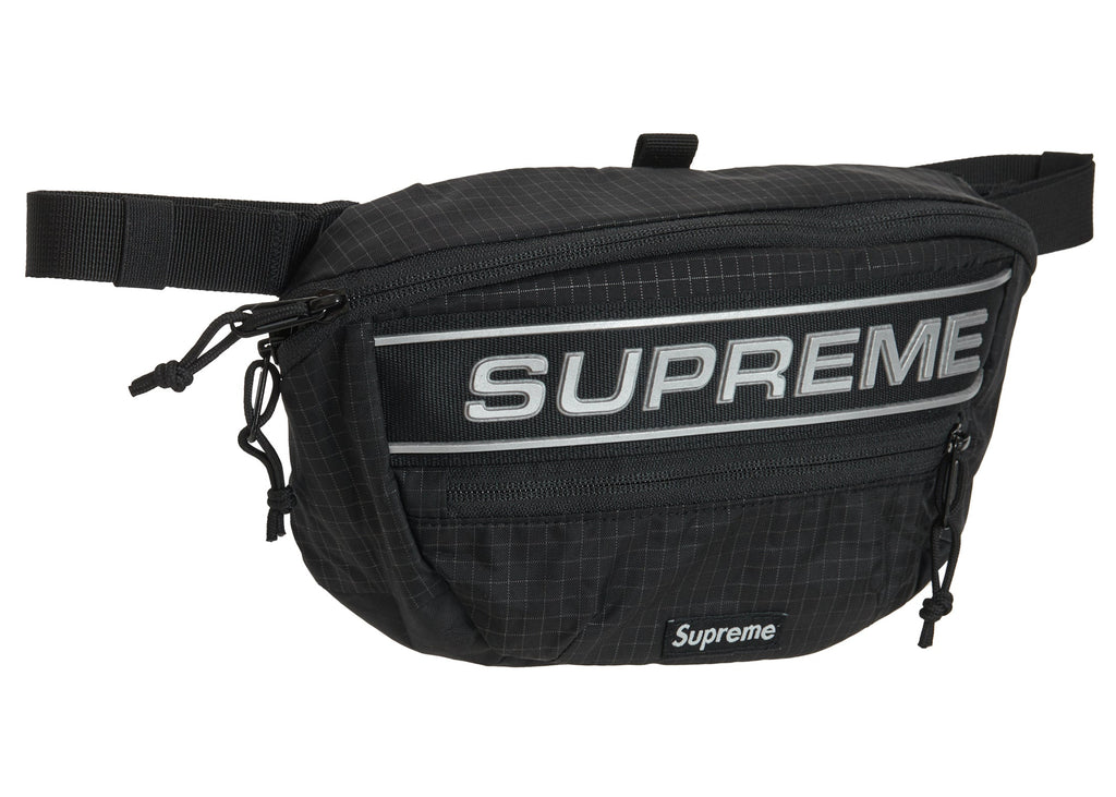 Supreme Logo Waist Bag Black