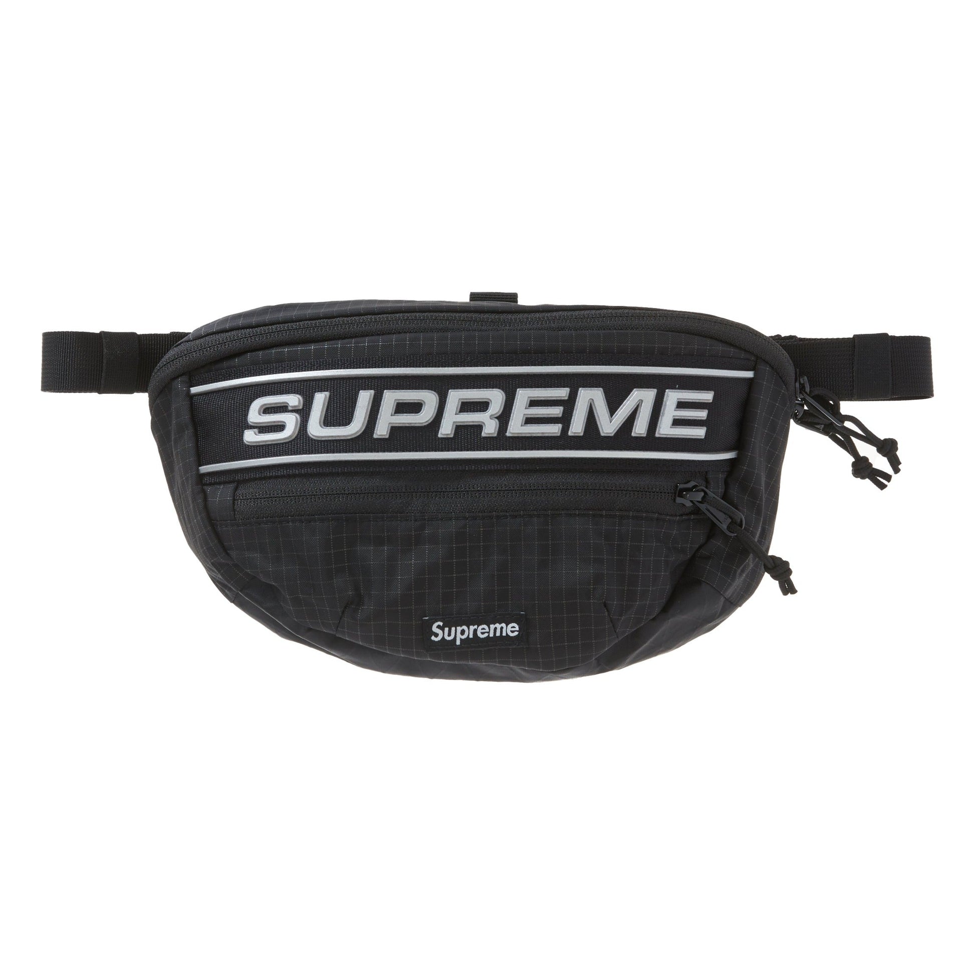Supreme Logo Waist Bag Black