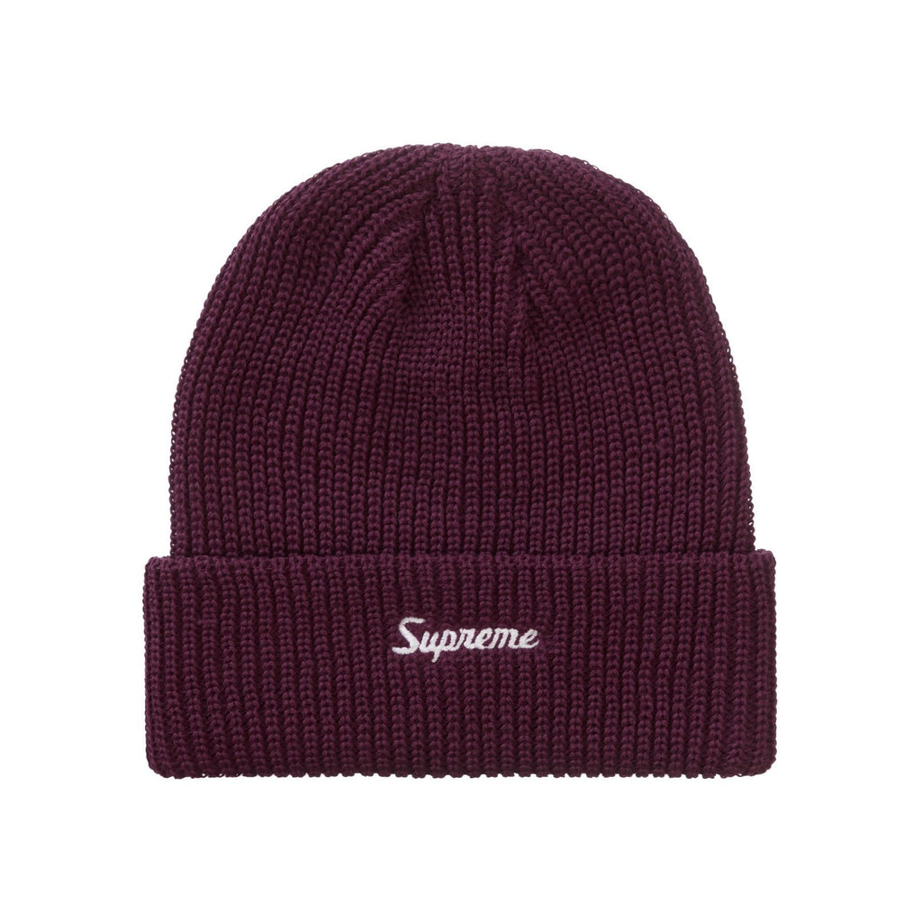 Supreme Loose Gauge Beanie Burgundy