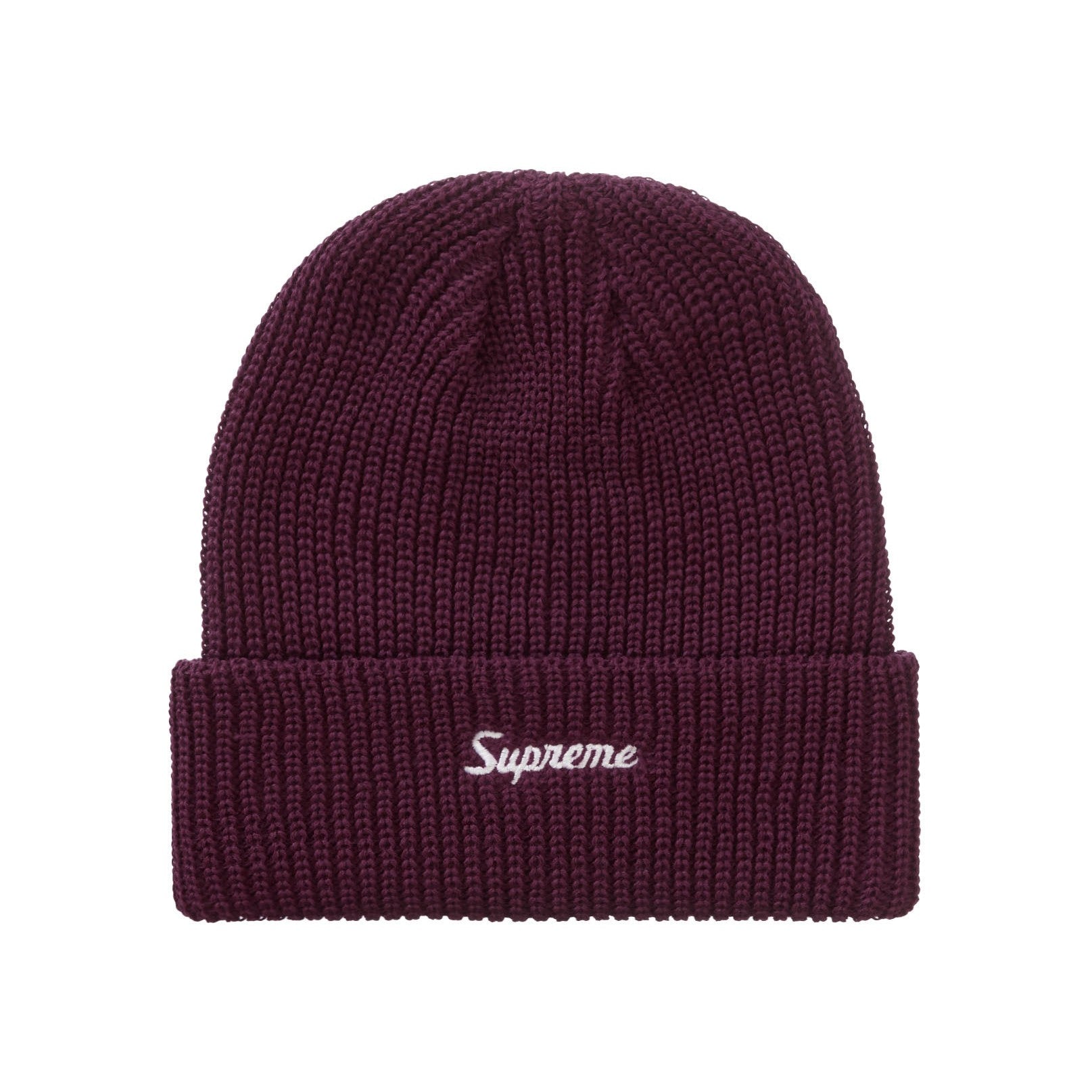 Supreme Loose Gauge Beanie Burgundy