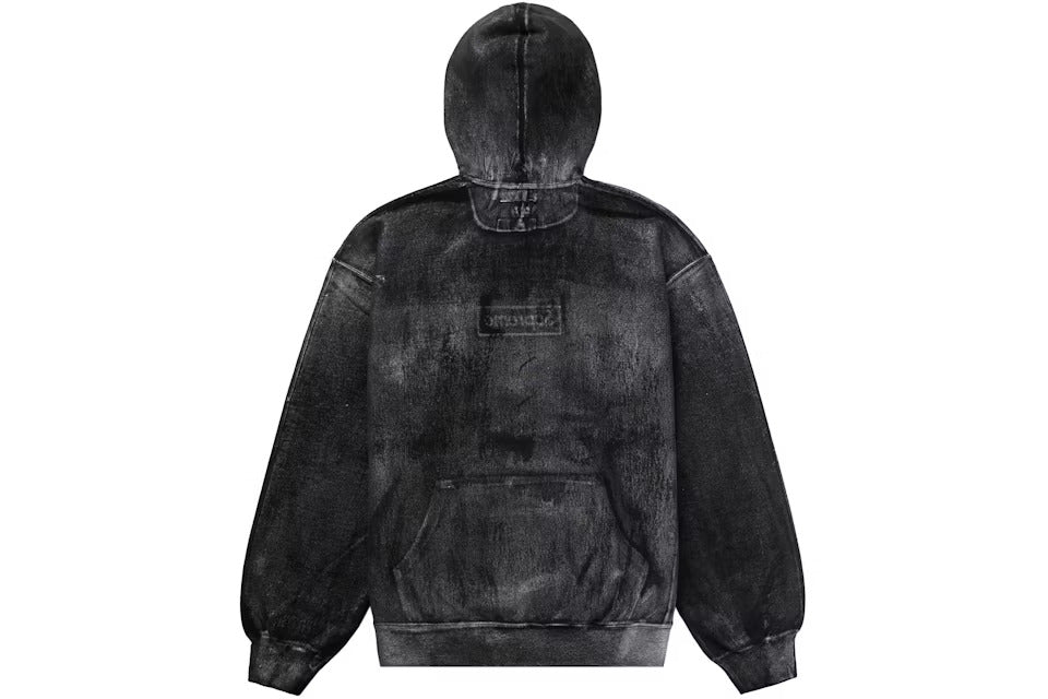 Supreme MM6 Maison Margiela Foil Box Logo Hooded Sweatshirt Black