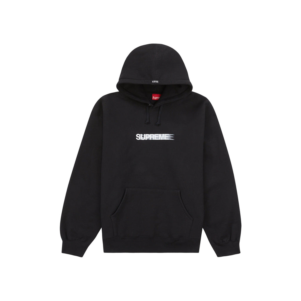 Supreme Motion Logo Hooded Sweatshirt (SS23) Black