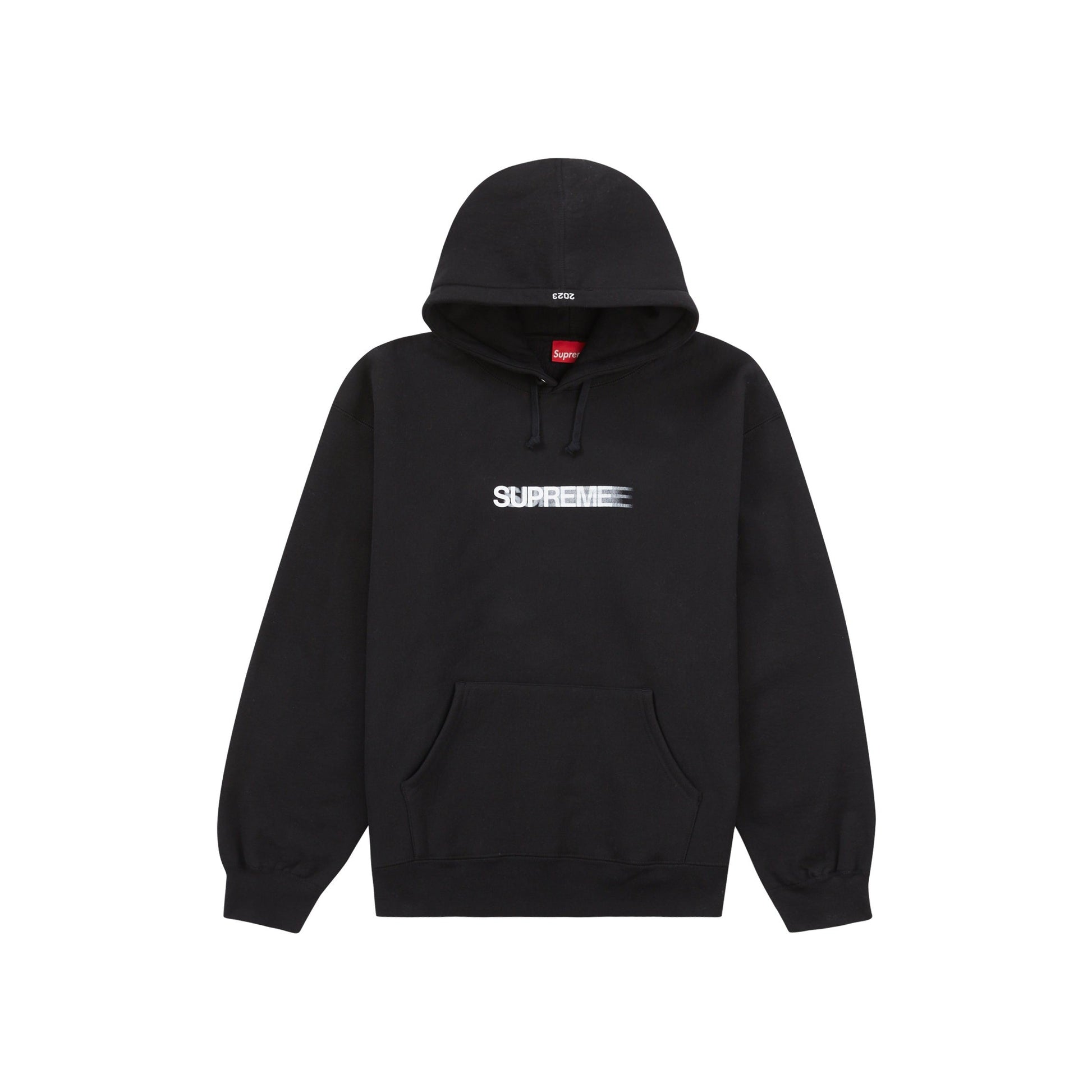 Supreme Motion Logo Hooded Sweatshirt (SS23) Black
