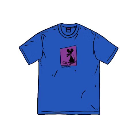 Supreme Mouse Tee Royal