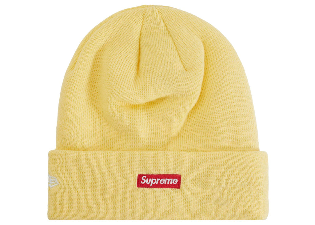 Supreme New Era Varsity Beanie Light Yellow