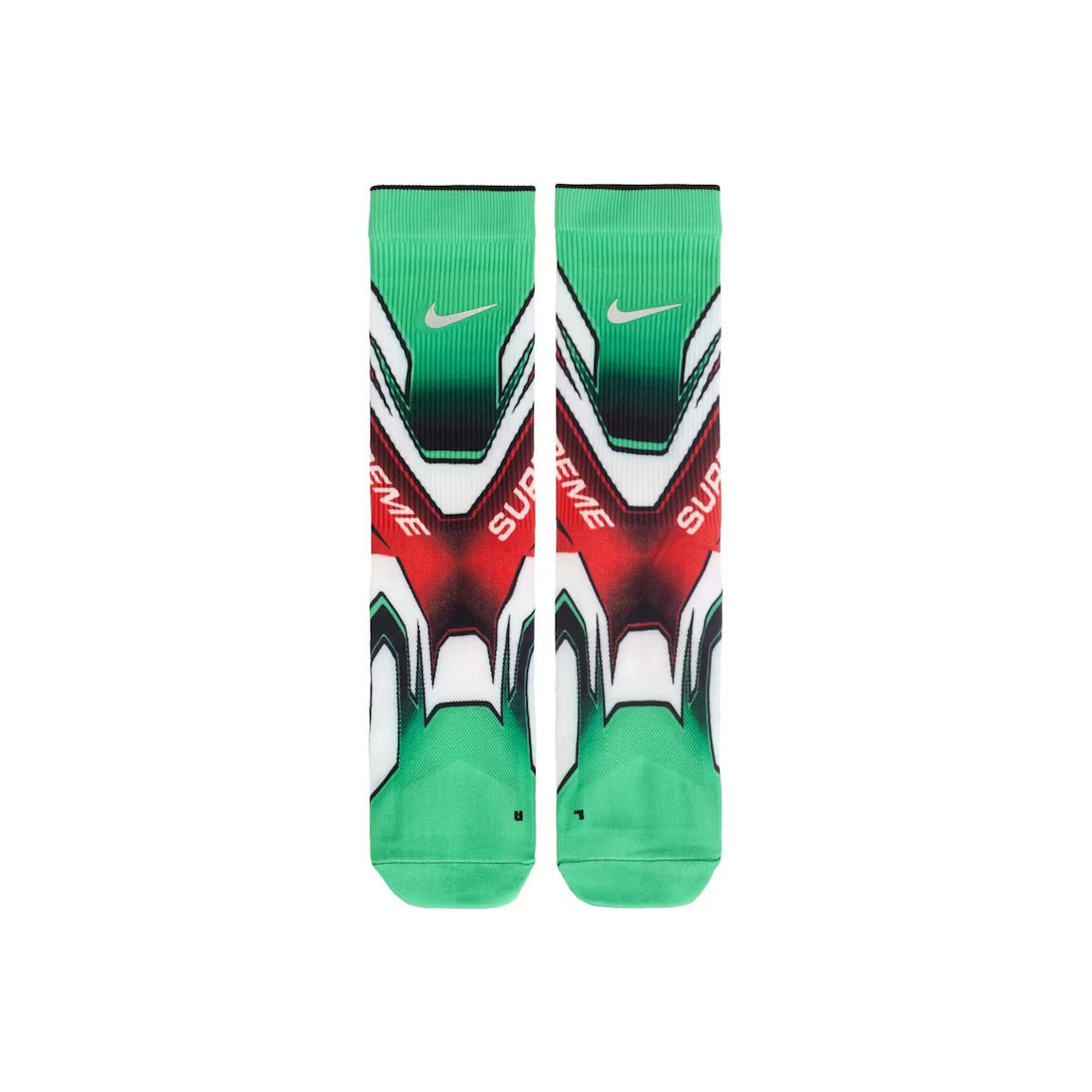 Supreme Nike Spark Crew Sock Green Multi