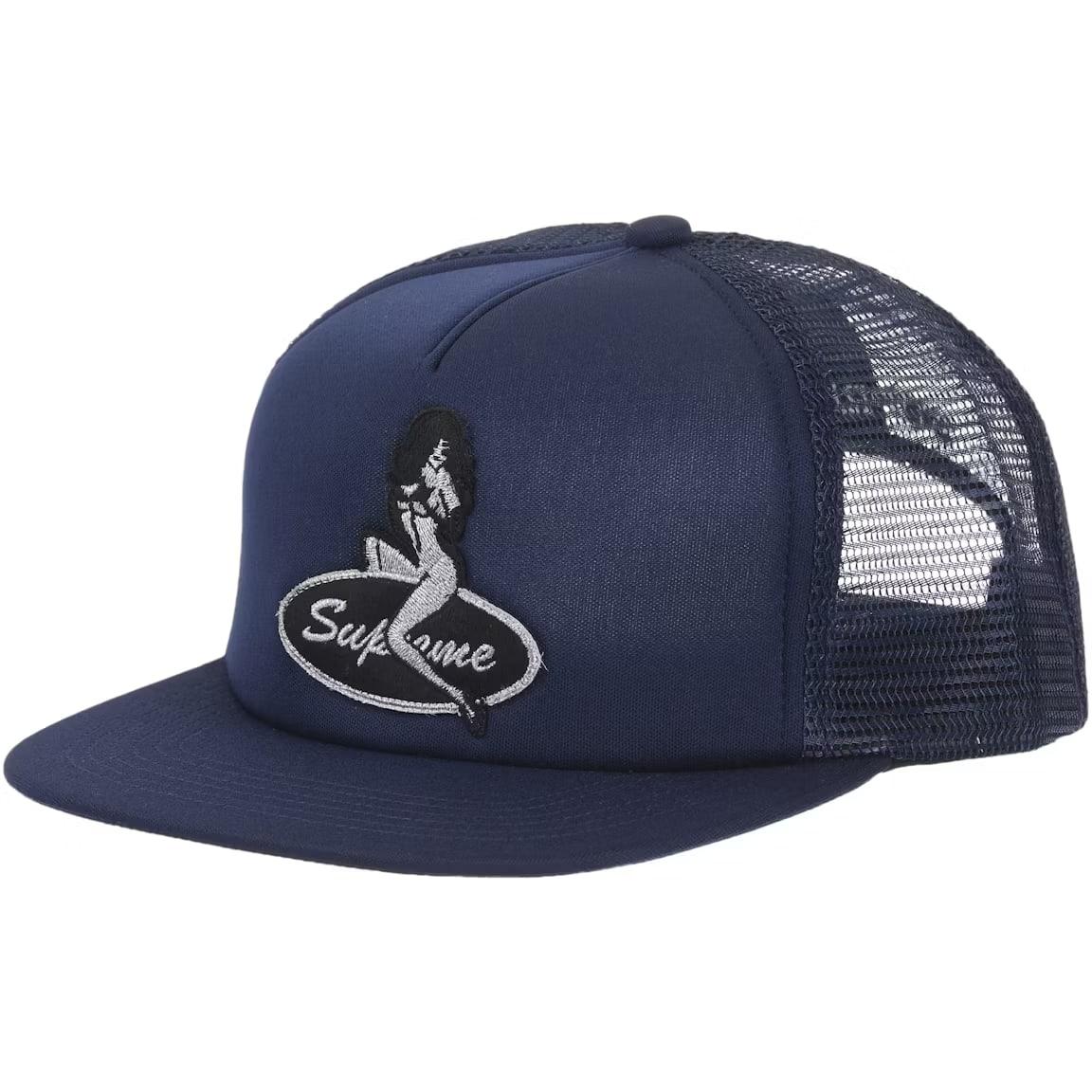 Supreme Pinup Mesh Back 5-Panel Navy