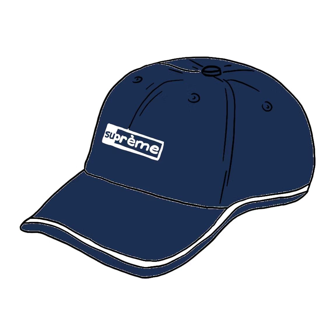 Supreme Piping 6-Panel Navy