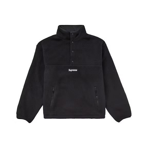 Supreme Polartec Shearling Reversible Pullover (FW24) Black