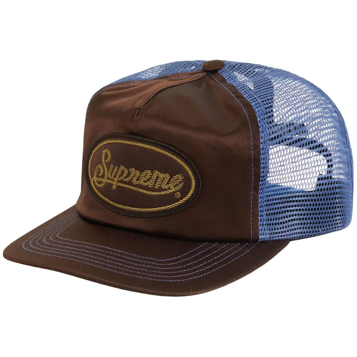 Supreme Silk Mesh Back 5-Panel Brown