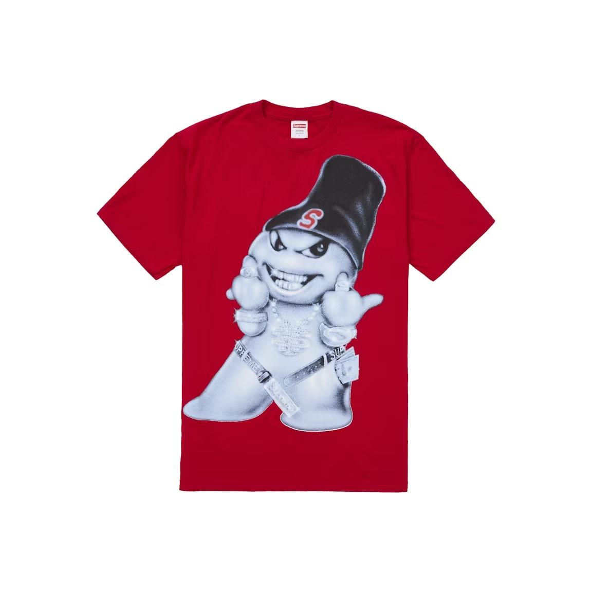 Supreme Snowman Tee Red