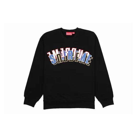 Supreme Stacked Crewneck Black