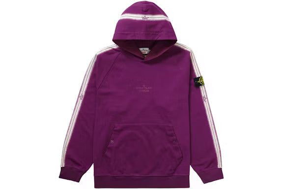 Supreme Stone Island Stripe Sweatsuit Purple (FULL SET)