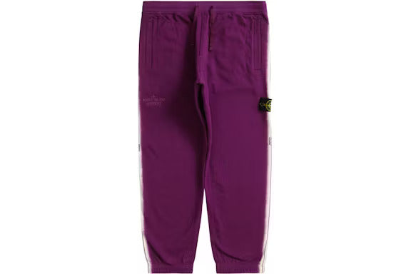 Supreme Stone Island Stripe Sweatsuit Purple (FULL SET)