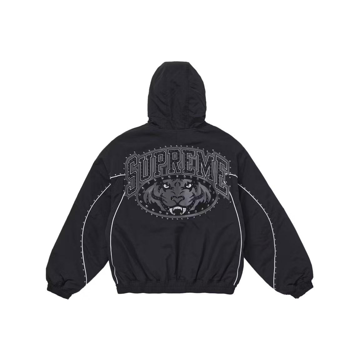 Supreme Studded Stadium Jacket Black