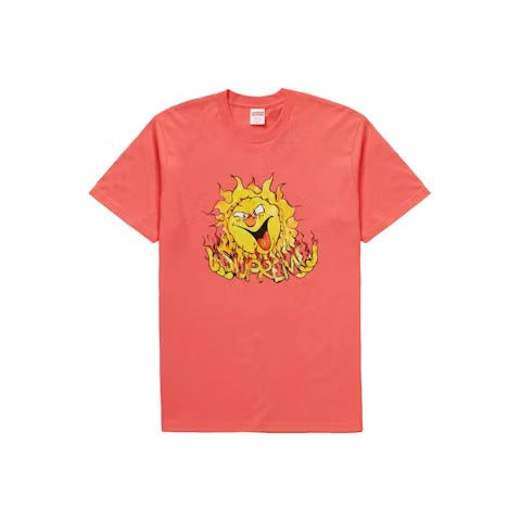 Supreme Sun Tee Bright Coral