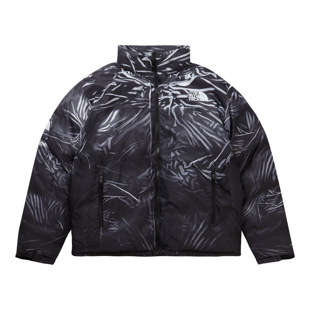 Supreme The North Face Printed Nuptse Trompe L'oeil Jacket Black