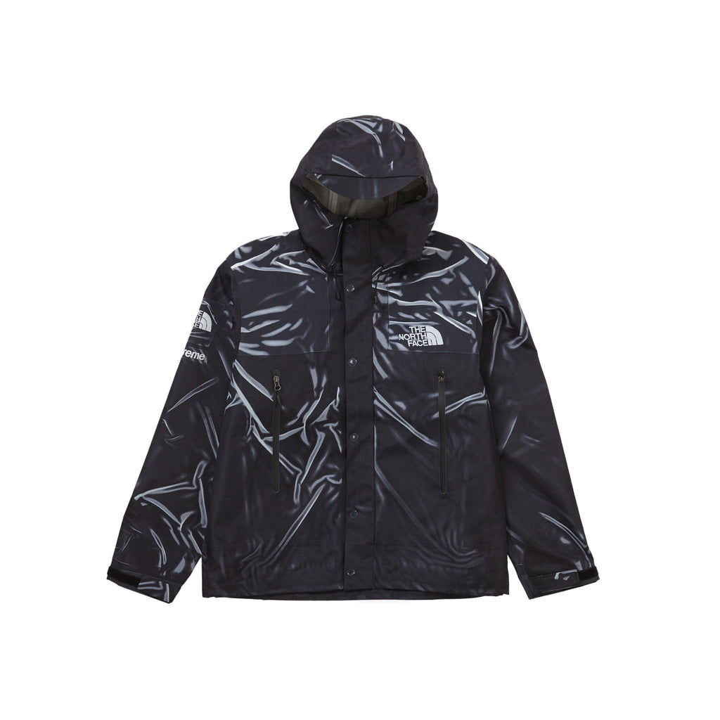 Supreme The North Face Printed Taped Seam Shell Trompe L'oeil Jacket Black