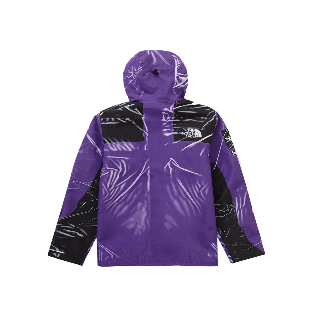 Supreme The North Face Printed Taped Seam Shell Trompe L'oeil Jacket Purple