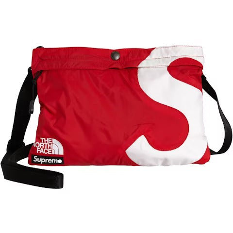 Supreme The North Face S Logo Shoulder Bag Red
