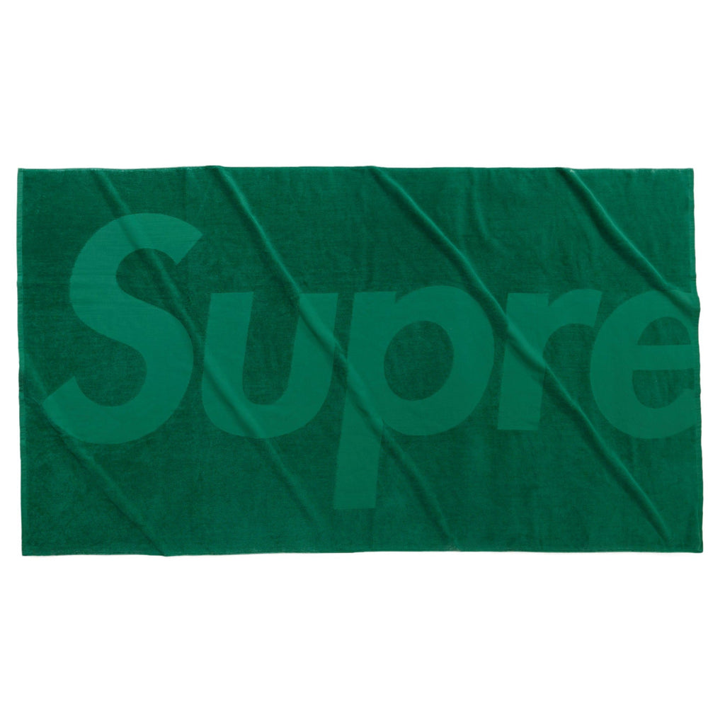 Supreme Tonal Logo Towel Green