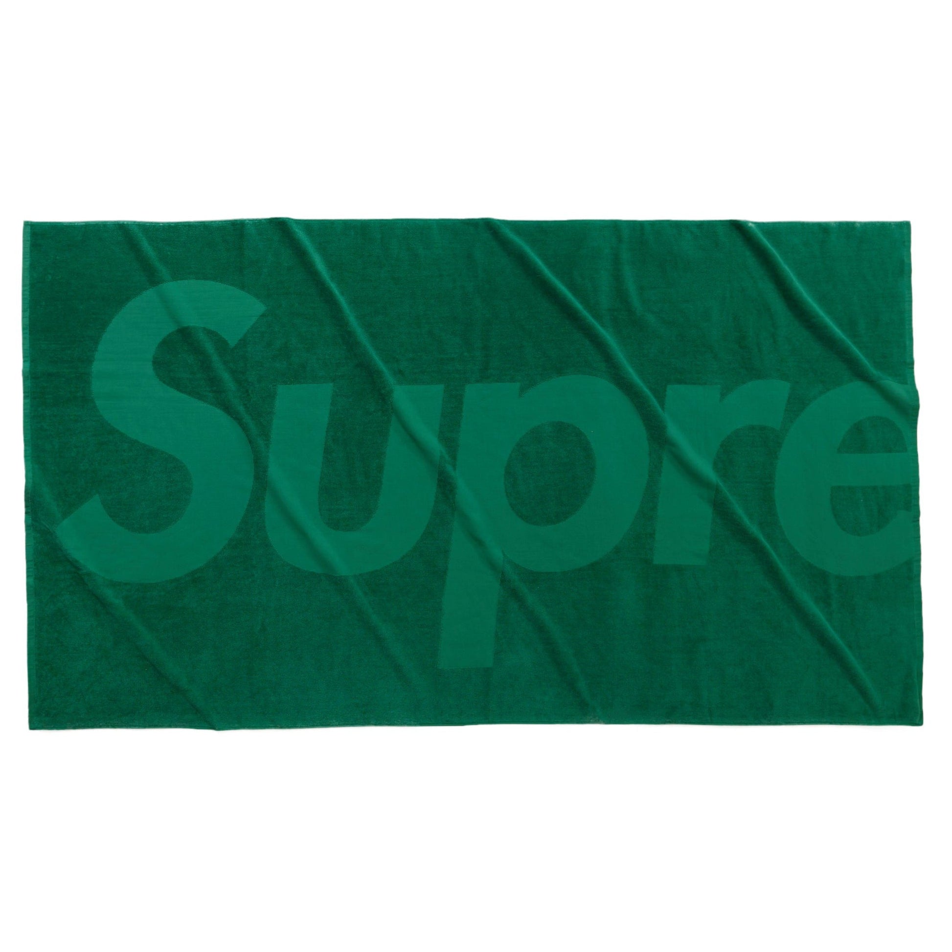 Supreme Tonal Logo Towel Green