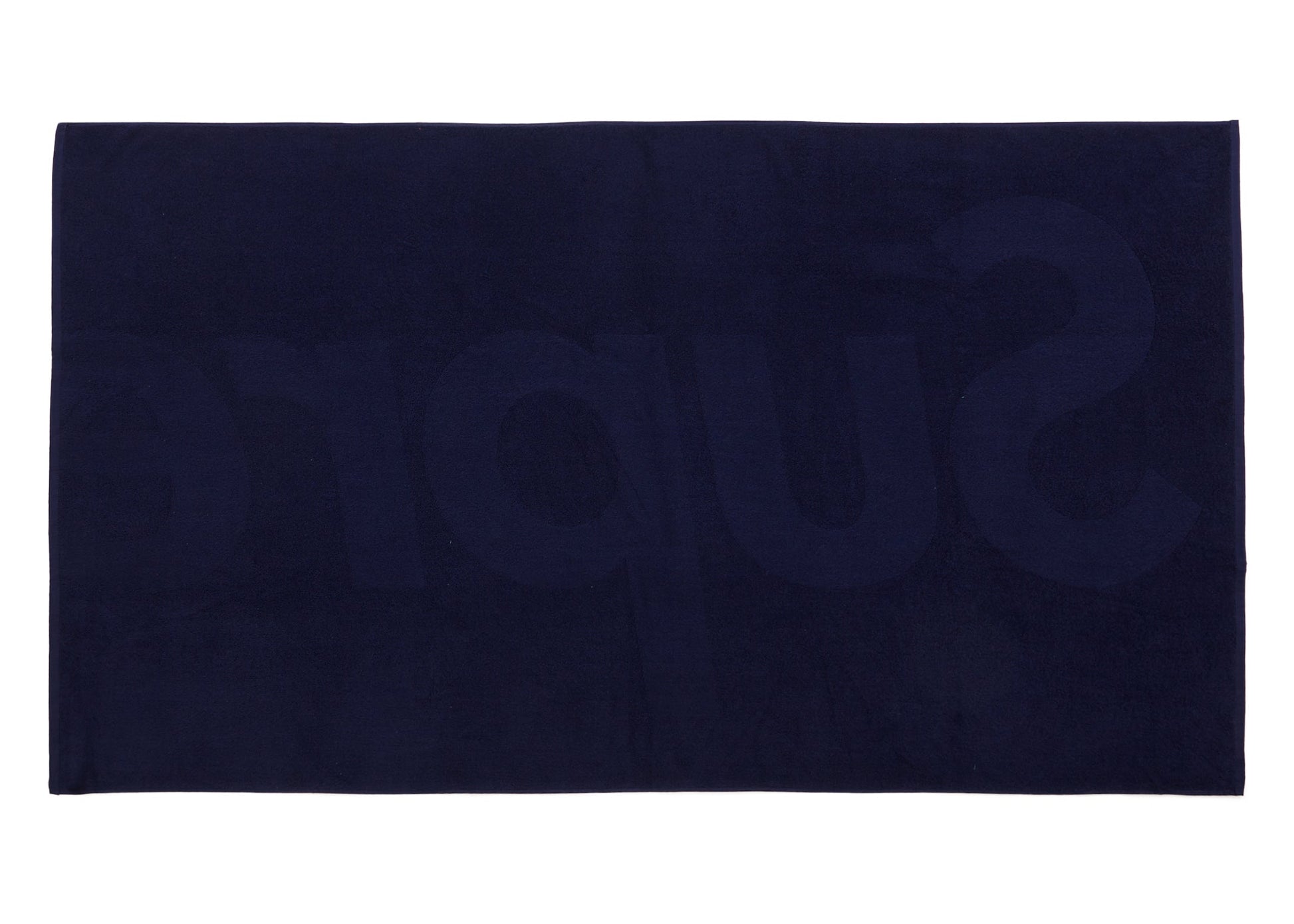 Supreme Tonal Logo Towel Navy