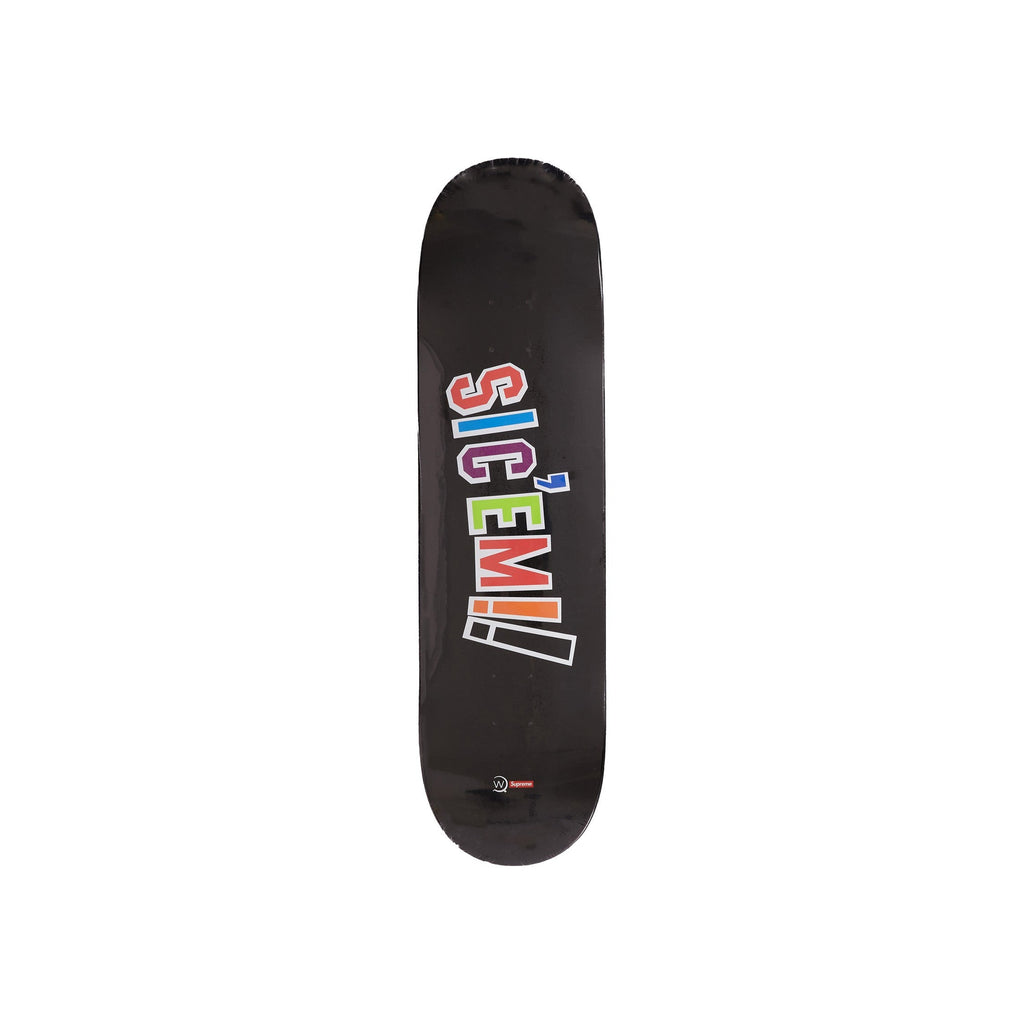 Supreme WTAPS Sic'em! Skateboard Deck Black