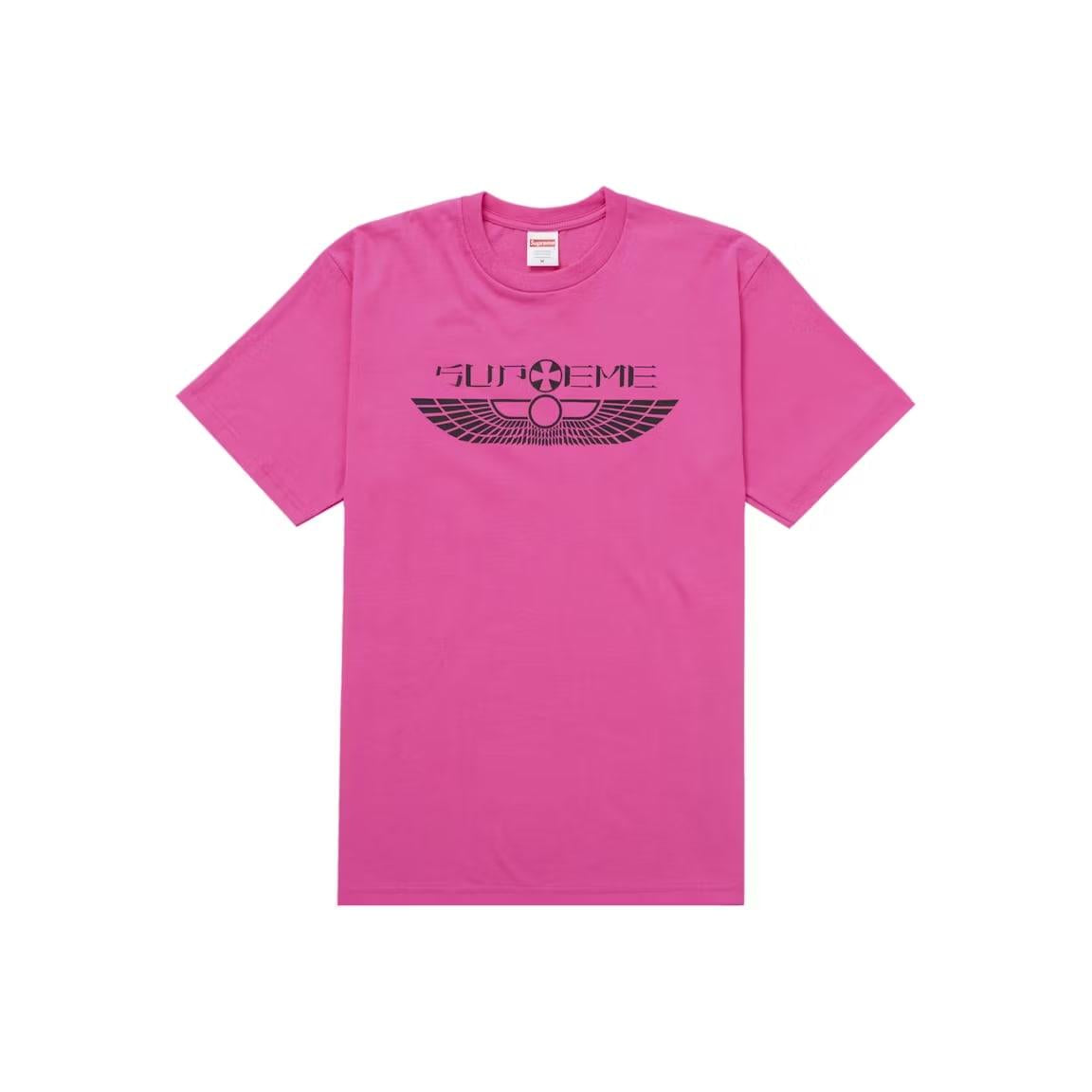 Supreme Wings Tee Fuchsia