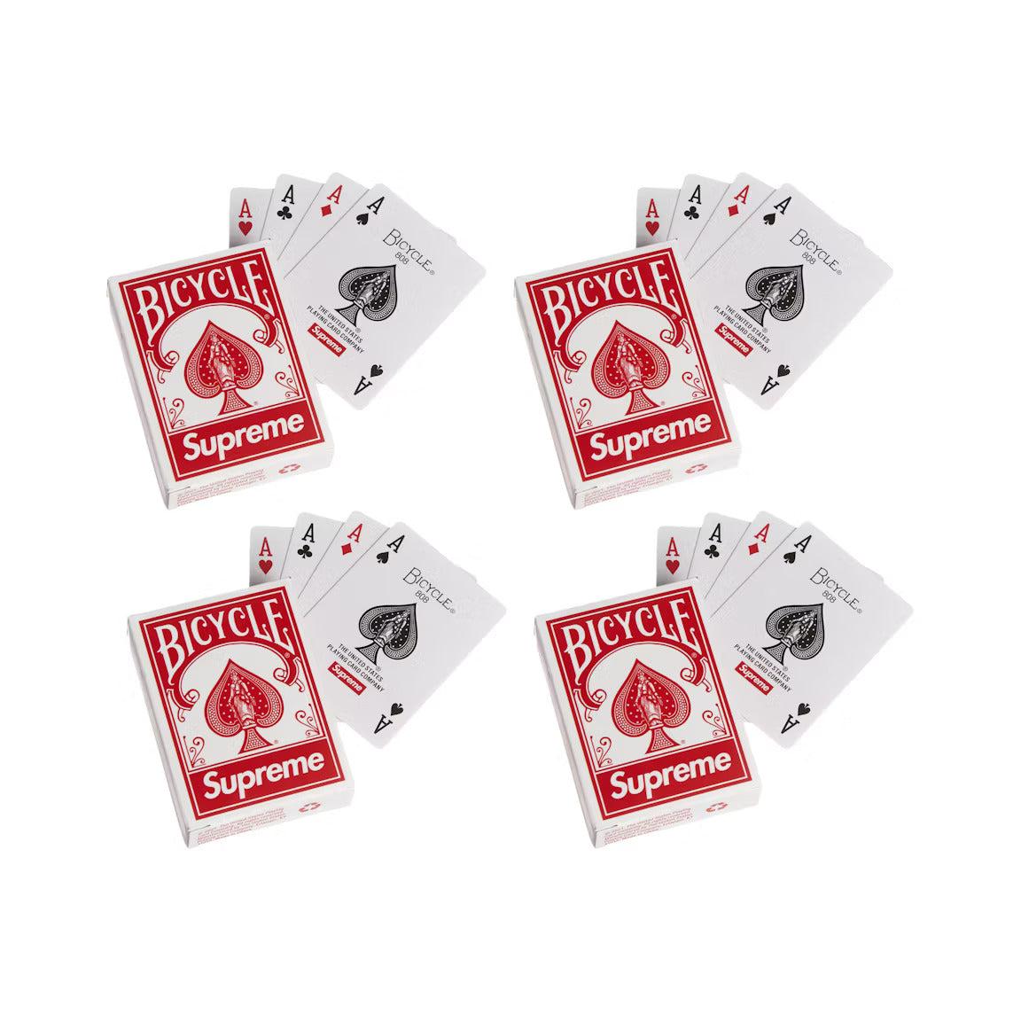 Supreme x Bicycle Mini Playing Card Deck 4x Lot FW21 Season Gift