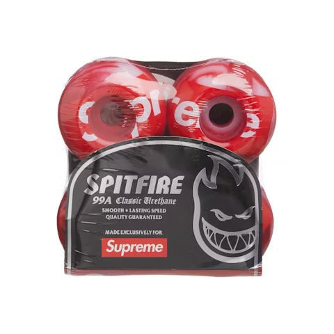 Supreme x Spitfire Shop Logo Wheels Red