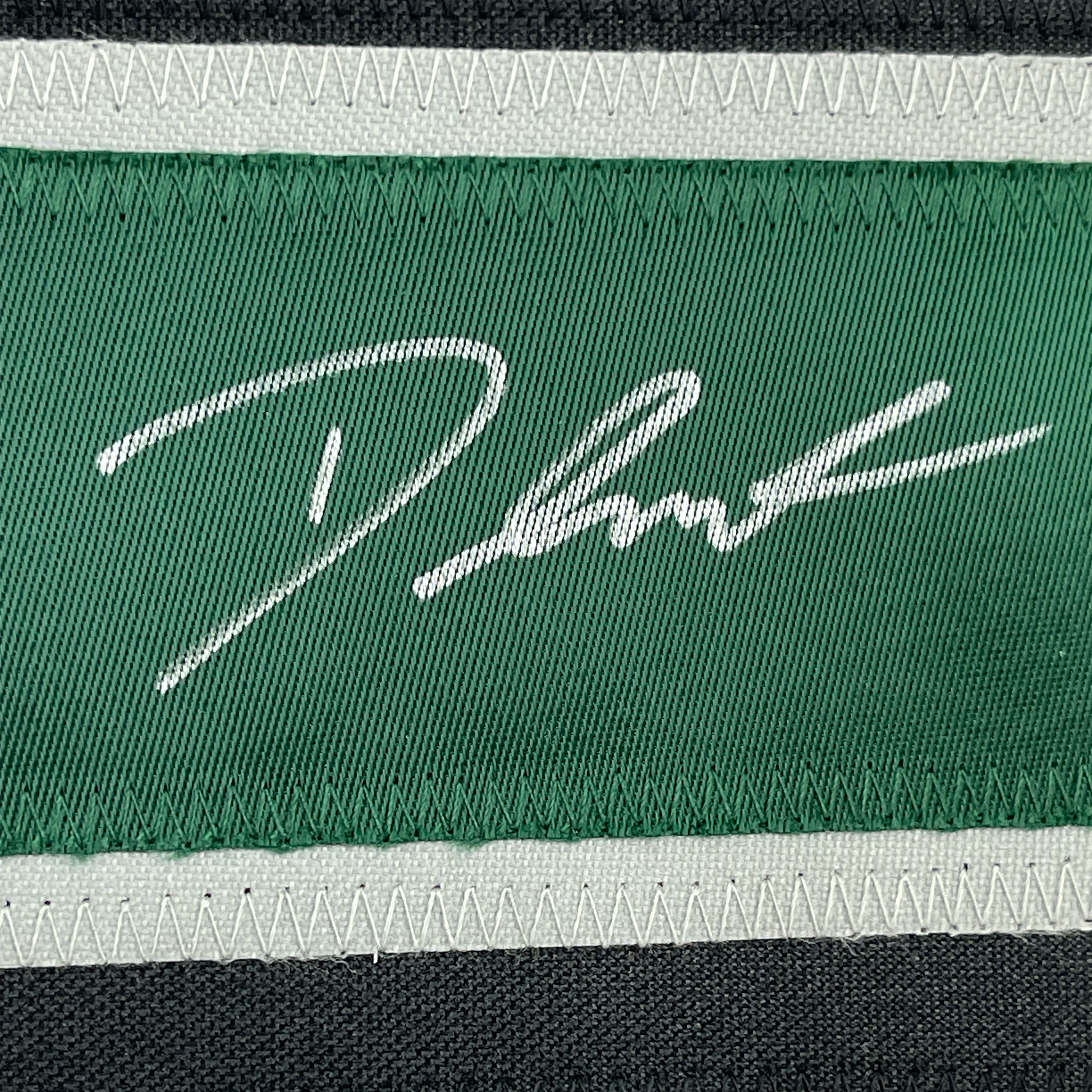 Framed Autographed/Signed D'Andre Swift 35x39 Philadelphia White Football Jersey JSA COA