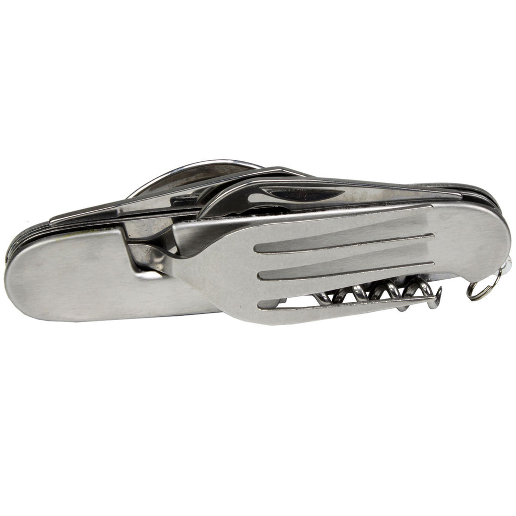 Knife/ Fork / Spoon Combo Utility Tool with Can & Bottle Opener