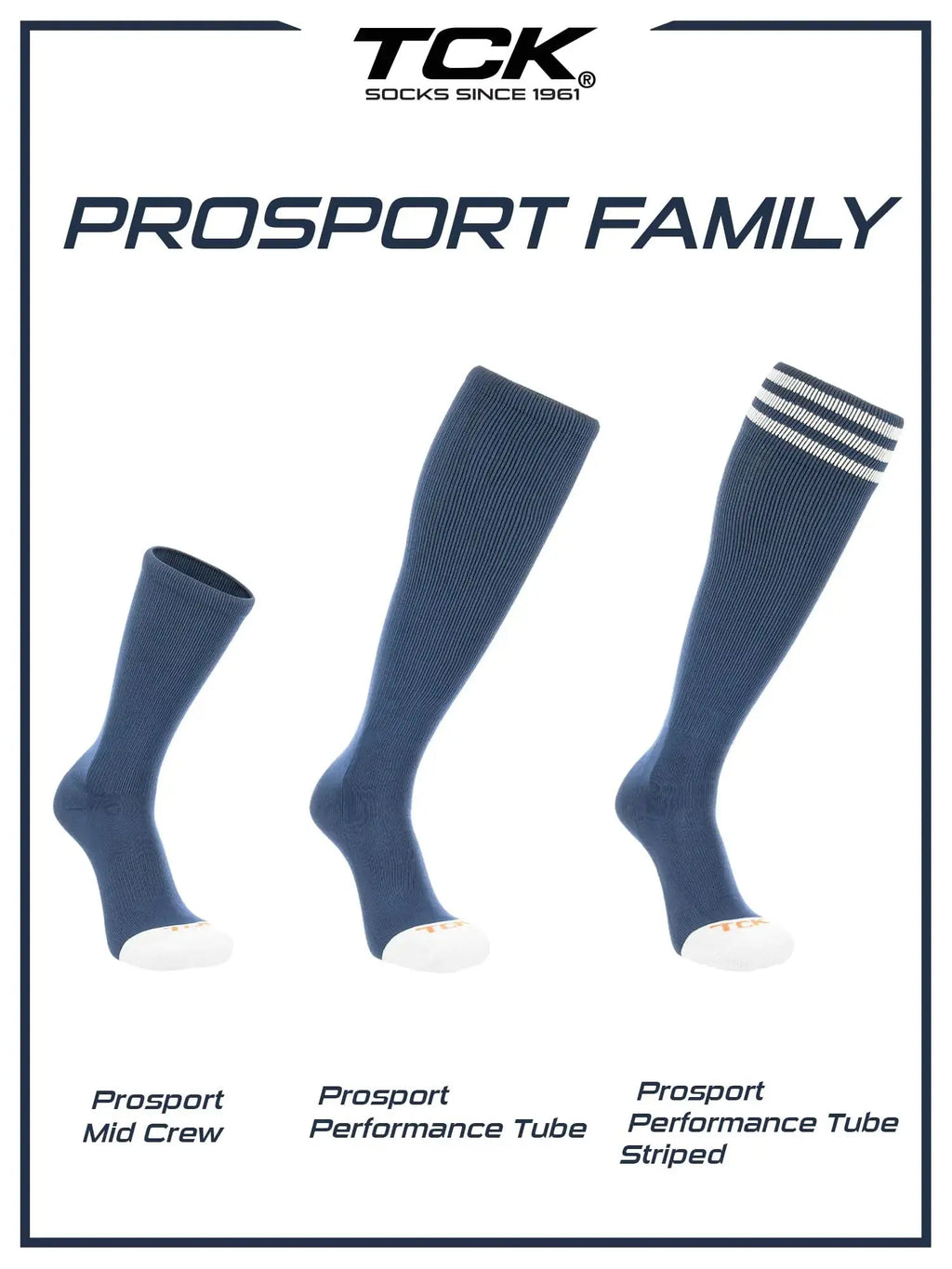 TCK Prosport Tube Socks - Baseball, Football Socks X-Large