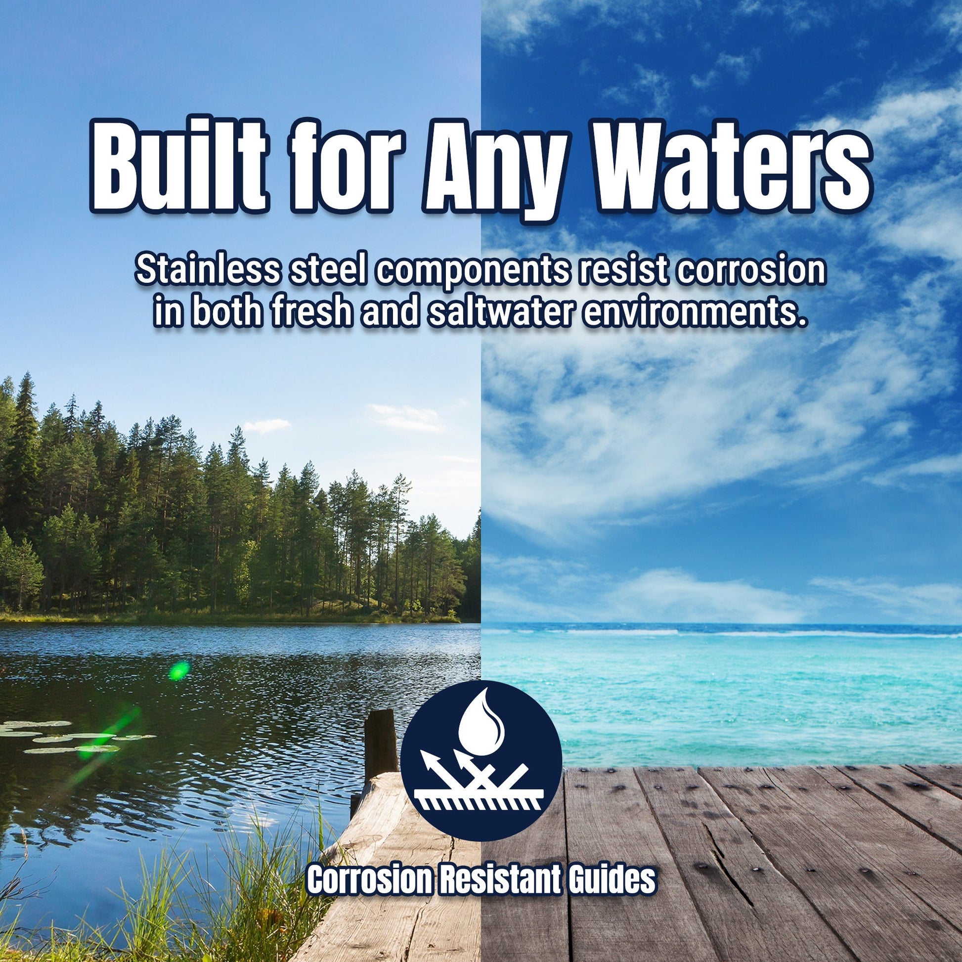 Reaction Tackle Telescopic Spinning Rod – Carbon Travel Fishing Rod – Collapsible Rod for Freshwater and Saltwater - NEW